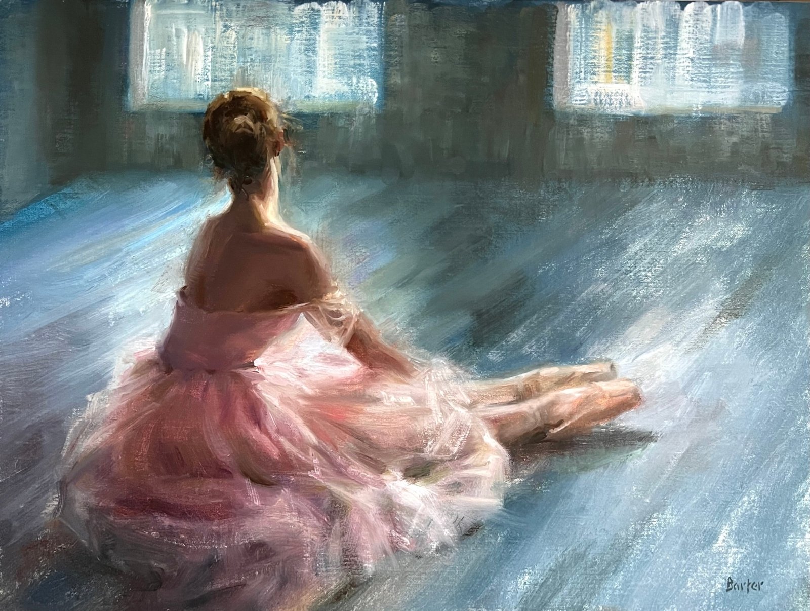 Surrounded by Window Light and Reflections by Stacy Barter at LePrince Galleries